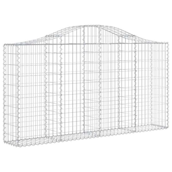 Габионни кошници арка 12 бр 200x30x100/120см поцинковано желязо