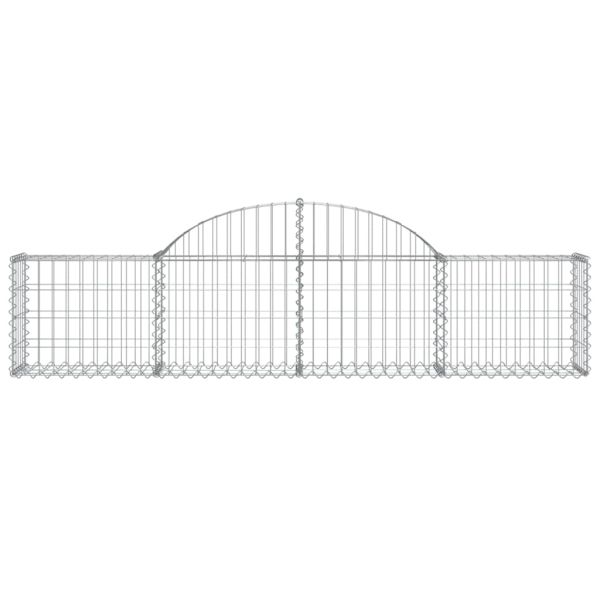 Габионни кошници арка 10 бр 200x30x40/60 см поцинковано желязо