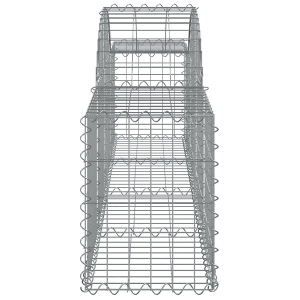 Габионни кошници арка 15 бр 200x30x40/60 см поцинковано желязо