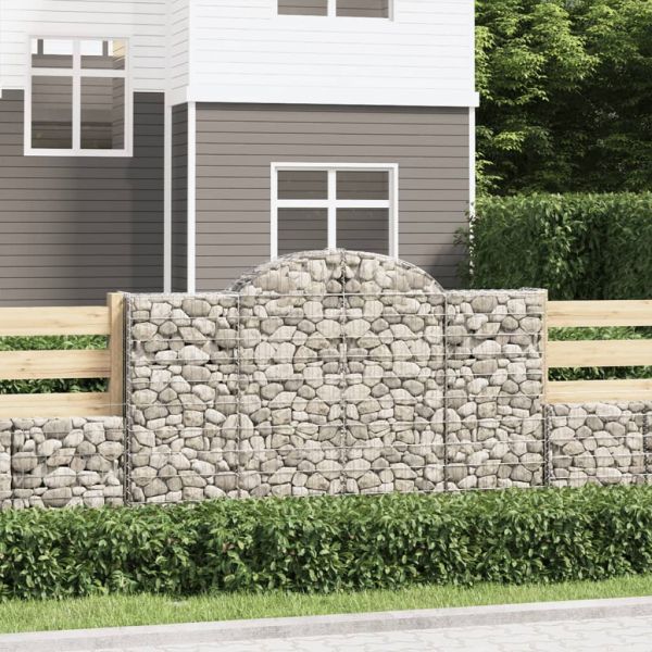 Габионни кошници арка 15 бр 200x30x120/140см поцинковано желязо