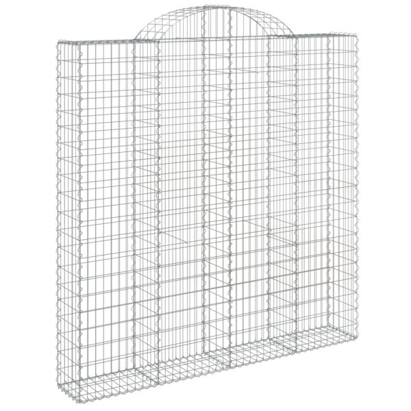 Габионни кошници арка 3 бр 200x30x200/220 см поцинковано желязо