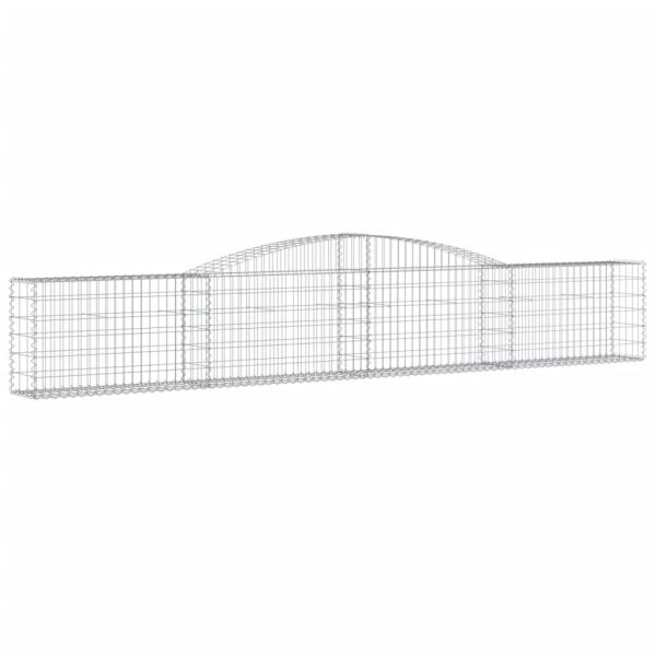 Габионни кошници арка 3 бр 400x30x60/80 см поцинковано желязо