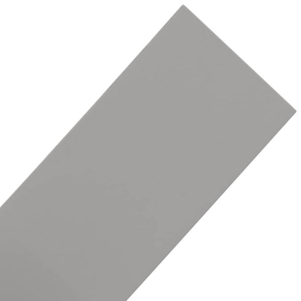 Градински кантове, 4 бр, сиви, 10 м, 15 см, полиетилен
