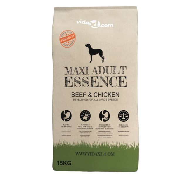 Храна за кучета Maxi Adult Essence Beef &amp; Chicken 2 бр 30 кг