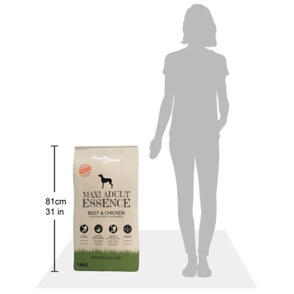 Храна за кучета Maxi Adult Essence Beef &amp; Chicken 2 бр 30 кг