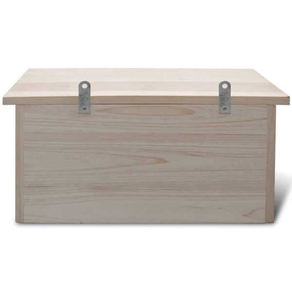 Къщички за врабчета 2 бр дърво 44x15,5x21,5 см