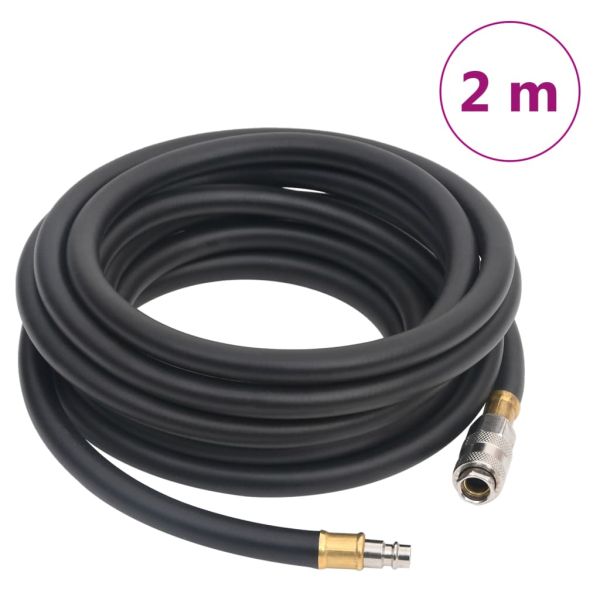 Хибриден маркуч за въздух черен 0,6" 2 м гума и PVC