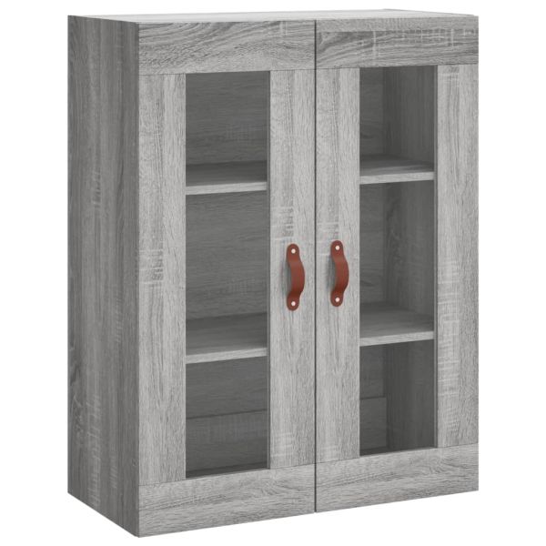 Стенни шкафове, 2 бр, сив сонома, инженерно дърво