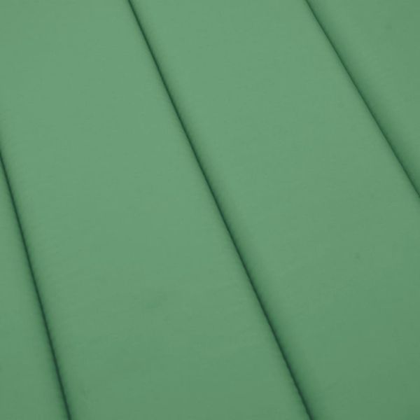 Шалте за шезлонг, зелено, 200x60x3 см, Оксфорд плат