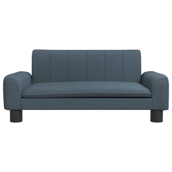 Кучешко легло кучешкосиво 70x45x30 см текстил