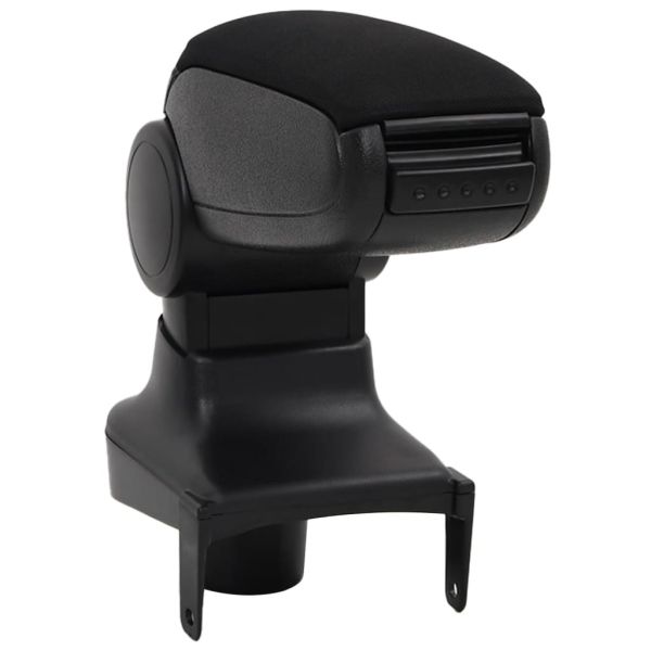 Подлакътник за кола черен 15x35x(30-47) см ABS