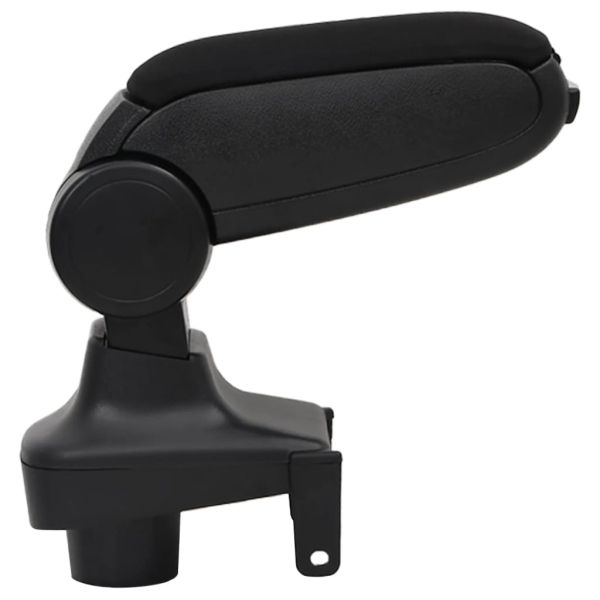 Подлакътник за кола черен 15x35x(30-47) см ABS