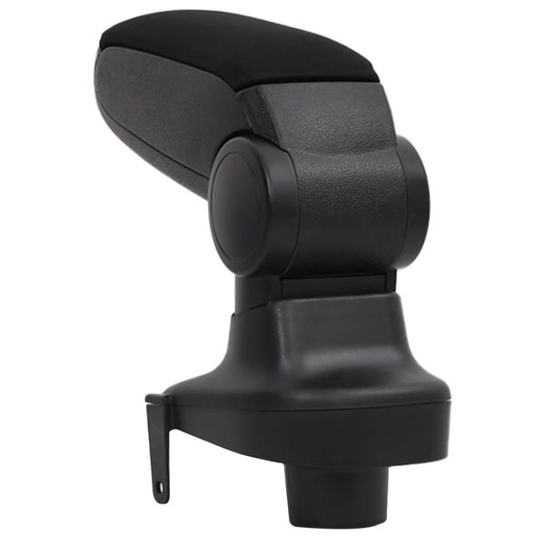 Подлакътник за кола черен 15x35x(30-47) см ABS