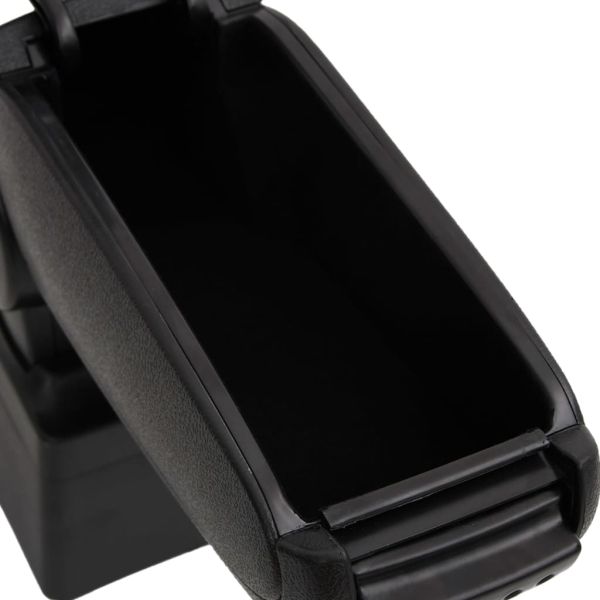 Подлакътник за кола черен 12x34x(35-47) см ABS