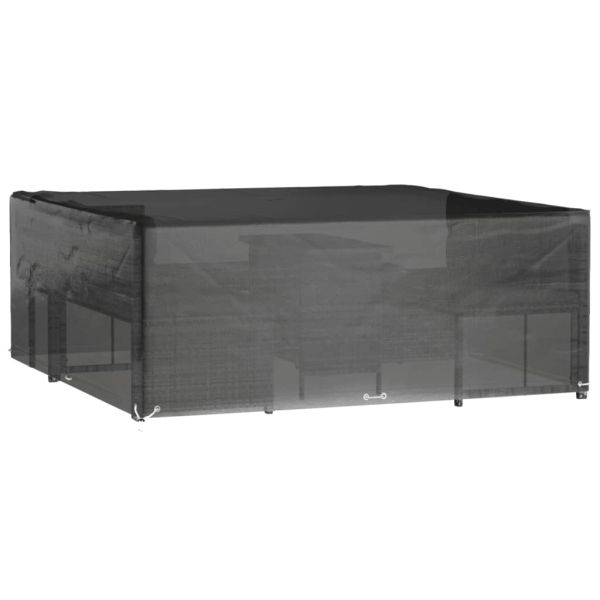 Покривало за градински мебели 16 капси 250x250x90 см квадратно