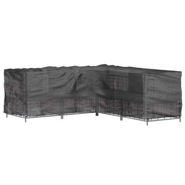 Покривало за ъглови градински мебели 20 капси 300x300x70 см
