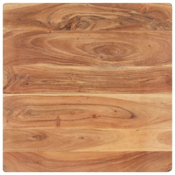 Маса за кафе, V-образна, 66x66x30 см, акациево дърво масив