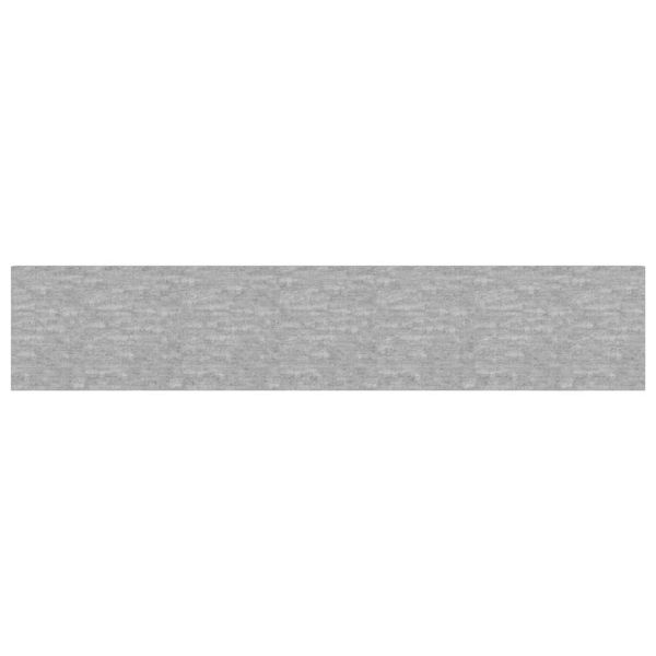 Окачен стенен рафт, бетонно сив, 120x23,5x3,8 см, МДФ