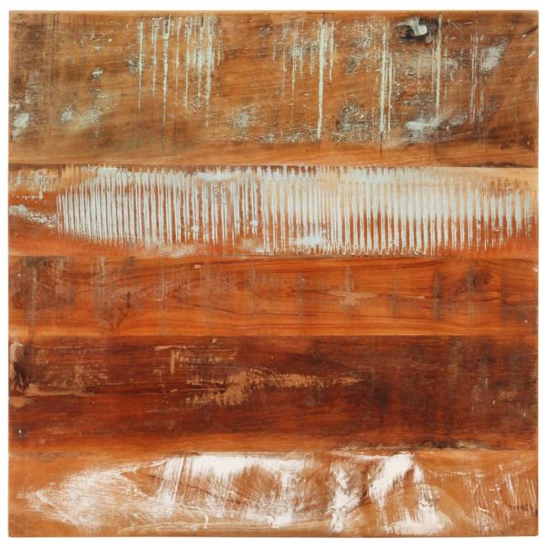 Маса за кафе, 55x55x35 см, масивно регенерирано дърво