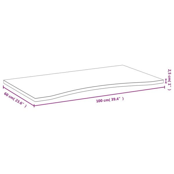 Плот за бюро 100x60x2,5 см бамбук