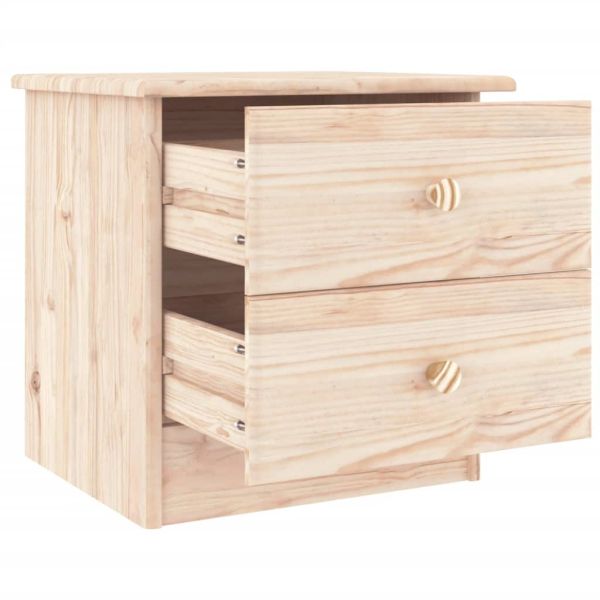 Нощно шкафче ALTA 41x35x41 см бор масив