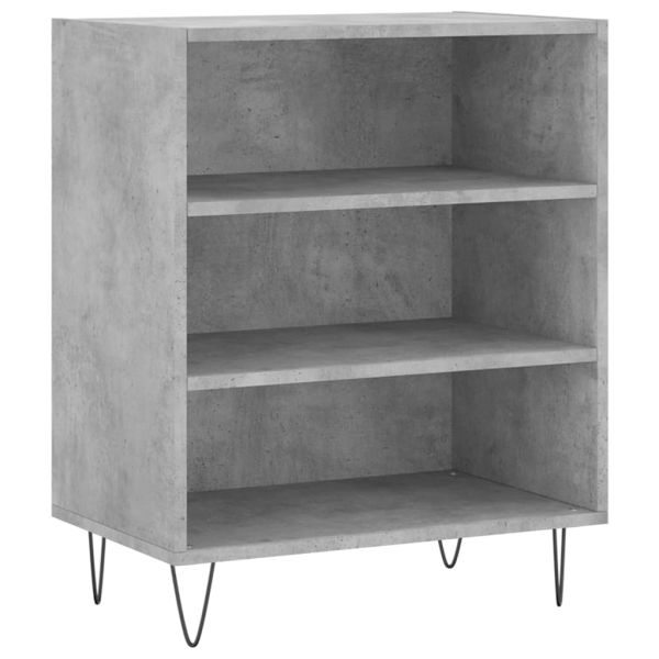 Бюфет бетонно сив 57x35x70 см инженерно дърво
