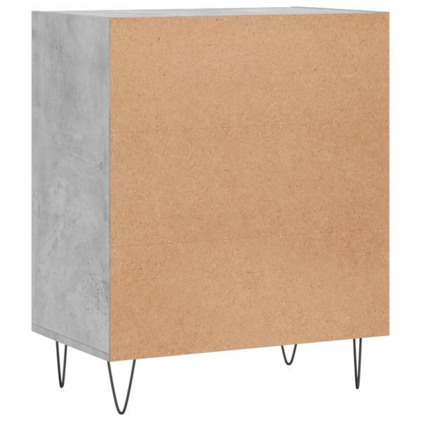 Бюфет бетонно сив 57x35x70 см инженерно дърво
