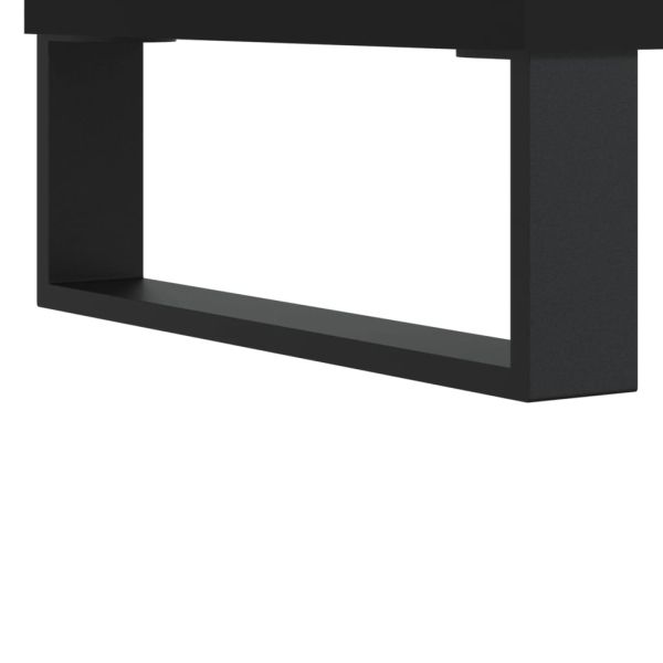 Бюфет черен 57x35x70 см инженерно дърво