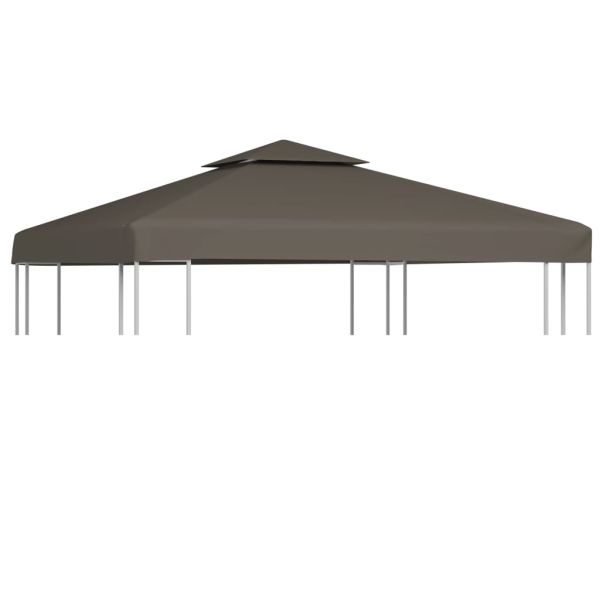 Двоен покрив за шатра, 310 г/м², 3x3 м, таупе
