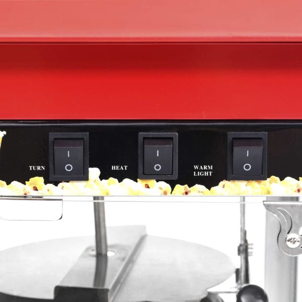 Машина за пуканки с тефлонов съд за готвене, 1400 W