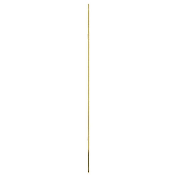Стенно огледало, златисто, 100x45 см, овално