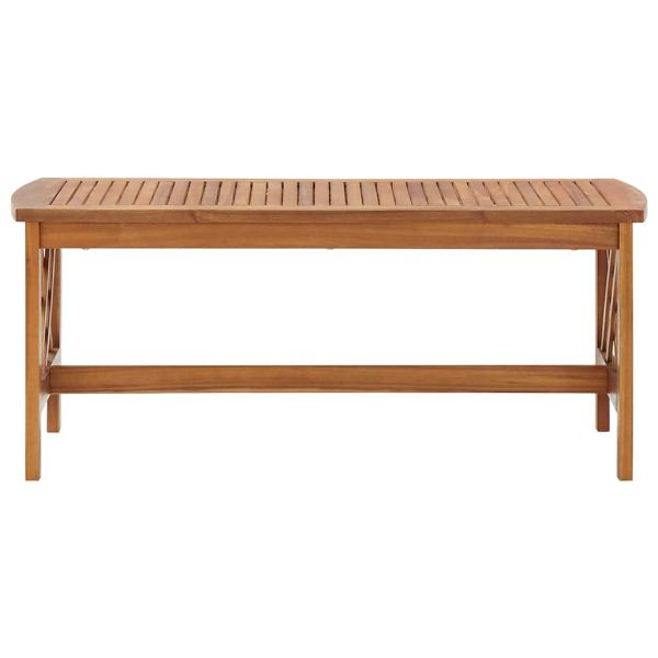 Маса за кафе, 102x50x43 см, акациево дърво масив