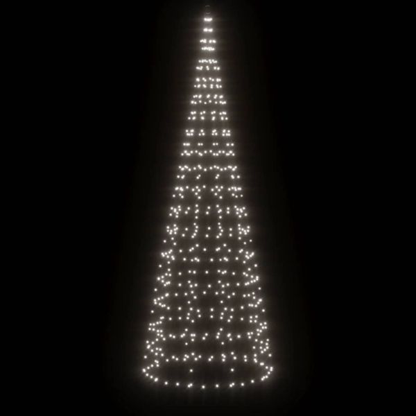 LED коледна елха 550 LED студено бяло 300 см
