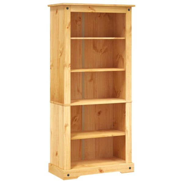 Библиотека с 5 рафта мексикански бор стил Корона 80x40x170 cм