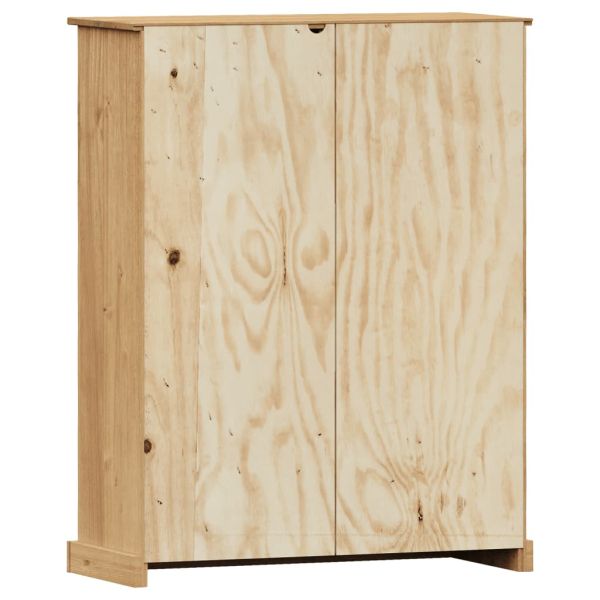 Етажерка за книги VIGO 90x35x114,5 см бор масив