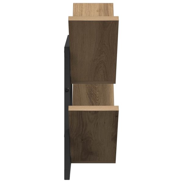 Плаваща стена 2 pcs Дъб артизан 43 x 15 x 47 см