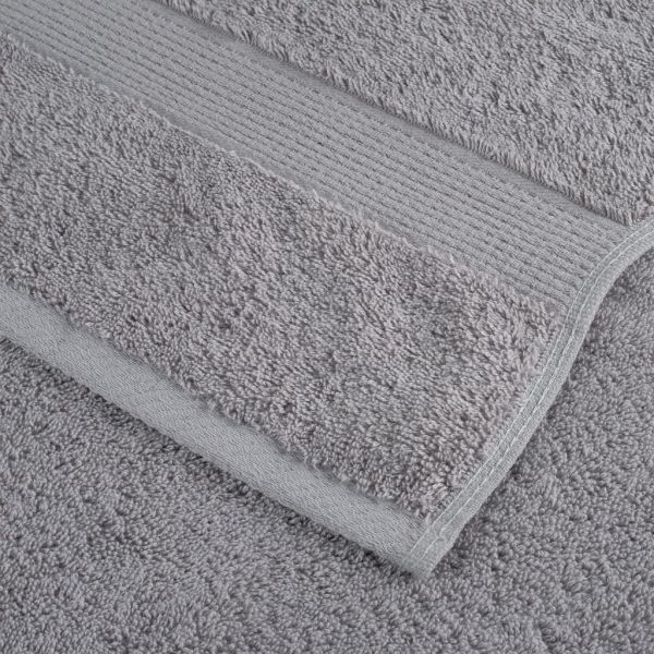 Премиум кърпи SOLUND 4 бр сиви 100x200 см 600 gsm