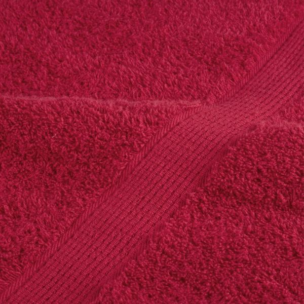 Премиум кърпи SOLUND 10 бр червени 100x200 см 600 gsm