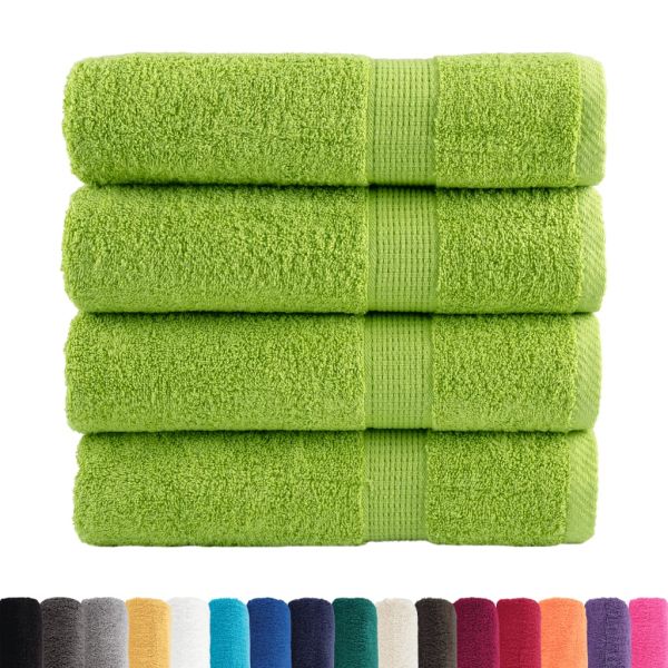 Премиум хавлиени кърпи SOLUND 4 бр зелени 100x150см 600 gsm