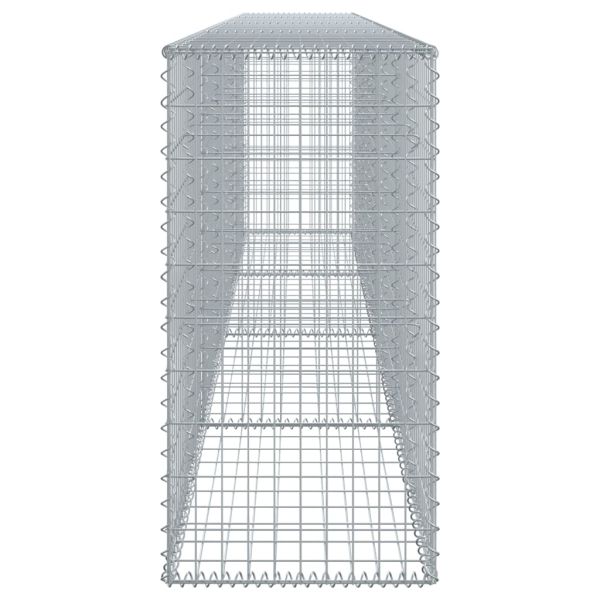 Габионна кошница с покритие, 400x50x100 см, поцинковано желязо