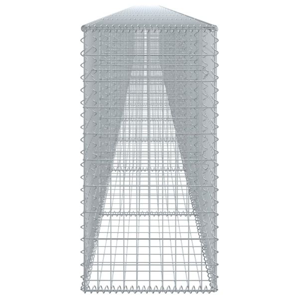 Габионна кошница с покритие, 1200x50x100 см, поцинковано желязо