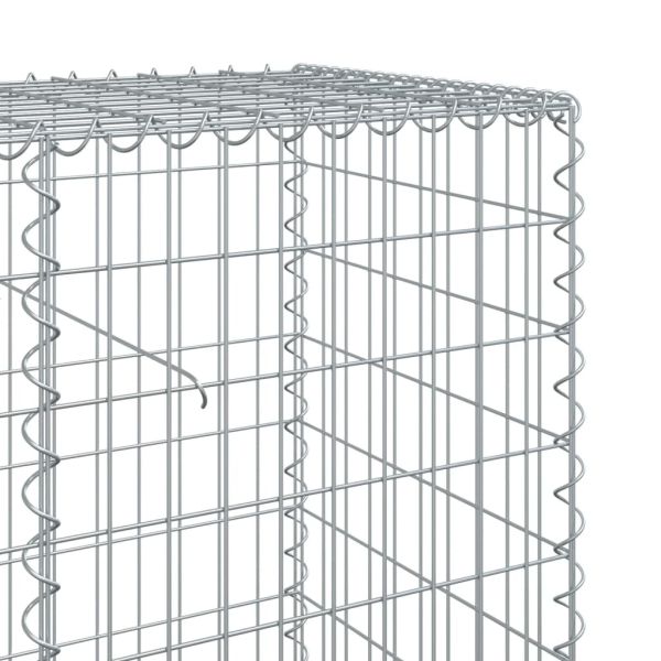 Габионна кошница с покритие, 1200x50x100 см, поцинковано желязо