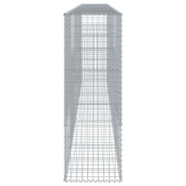 Габионна кошница с покритие, 500x50x150 см, поцинковано желязо