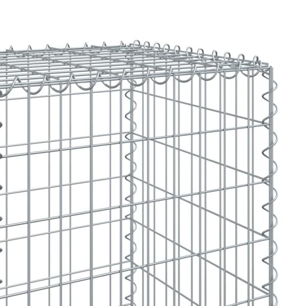 Габионна кошница с покритие, 1100x50x150 см, поцинковано желязо