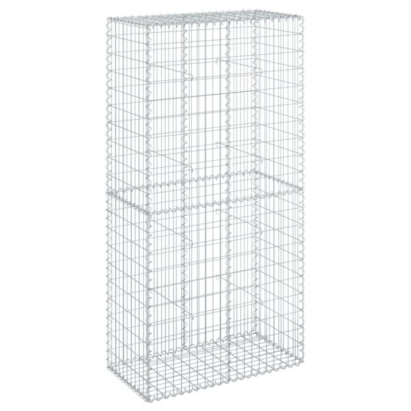 Габионна кошница с покритие, 100x50x200 см, поцинковано желязо