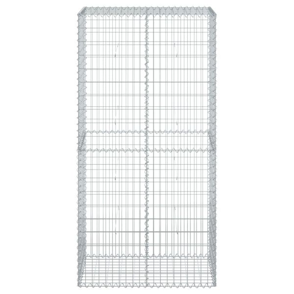 Габионна кошница с покритие, 100x50x200 см, поцинковано желязо