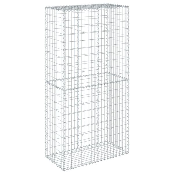Габионна кошница с покритие, 100x50x200 см, поцинковано желязо