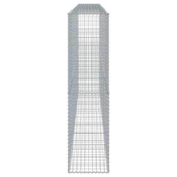 Габионна кошница с покритие, 500x50x200 см, поцинковано желязо
