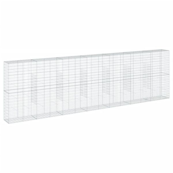 Габионна кошница с покритие, 700x50x200 см, поцинковано желязо