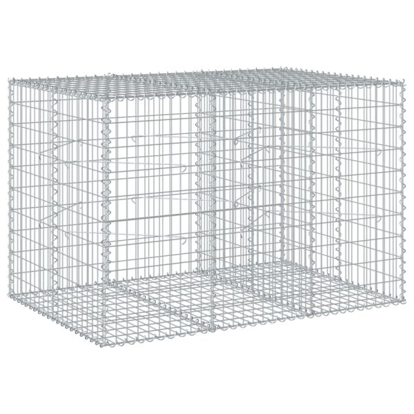 Габионна кошница с покритие, 150x100x100 см, поцинковано желязо